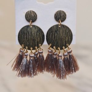 Gold Tassel earrings